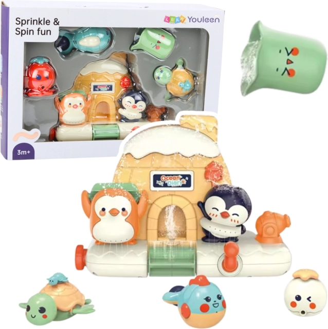 Interactieve badset voor baby’s – zeediertjes