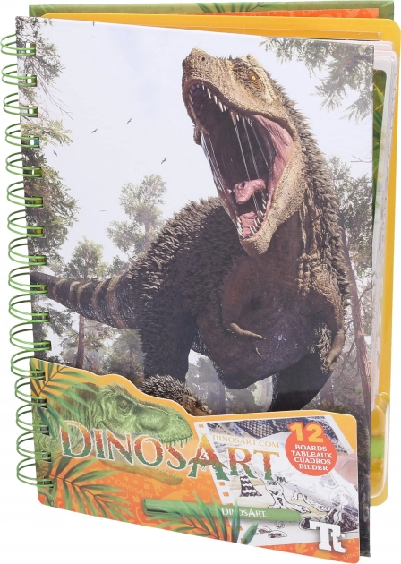 Foil coloring book Dinosaurs DinosArt
