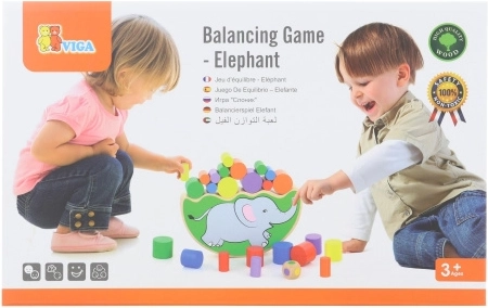Wooden Balance Game Elephant