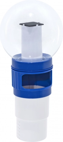 2-in-1: chemiedoseerder en zonne-LED verlichting