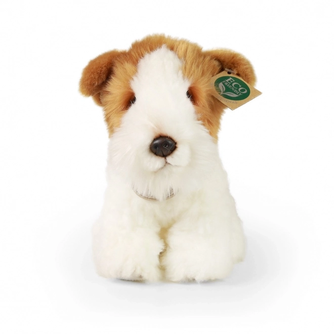 Pluchen hond Foxterriër 18 cm ECO-VRIENDELIJK