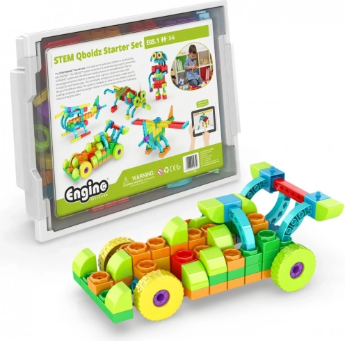 Engino STEM Qboidz startersset – bouwset voor kinderen (1175 stukjes)