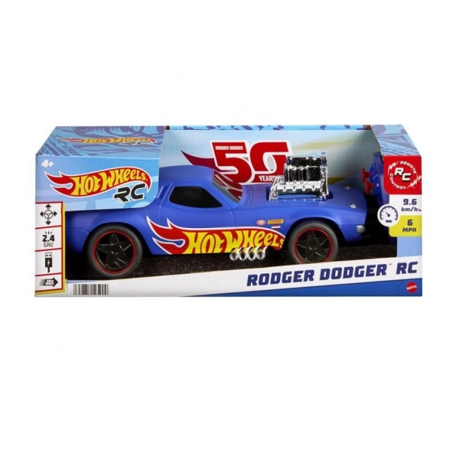 Op afstand bestuurbare auto Hot Wheels Rodger Dodger 1:16
