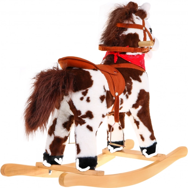 Comfortable saddle with stirrups