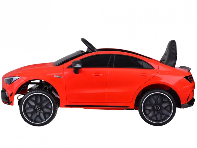 Children's Electric Car Mercedes AMG CLA 45s with Rocking Effect – Red