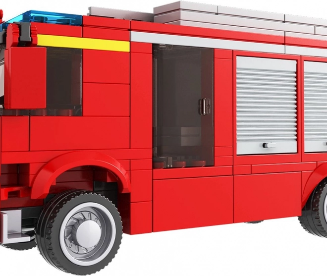Brixies Plus Fire Truck Building Kit