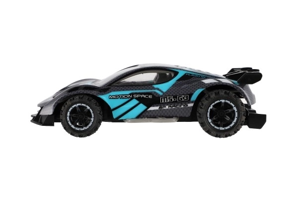 RC sportauto 2,4GHz grijs-turquoise 20cm – Grijs-turquoise