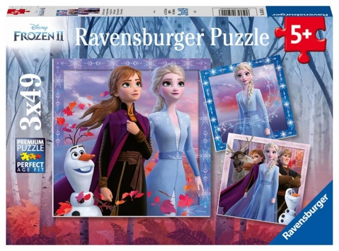 Ravensburger puzzle Frozen 2: Journey 3x49 pieces