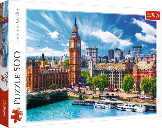 Puzzle 500 pièces Londres ensoleillé Trefl