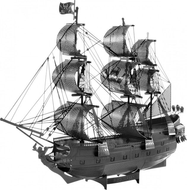 METAL EARTH 3D-puzzel Black Pearl - Zwarte Parel - zwart (ICONX)