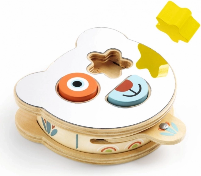 Djeco insert bear – wooden shape sorter for the little ones