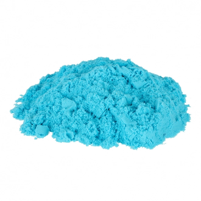 Kinetisch zand beige 1 kg met vormpjes – Blauw