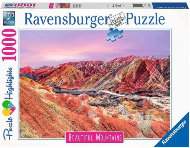 1000-piece Puzzle Rainbow Mountains