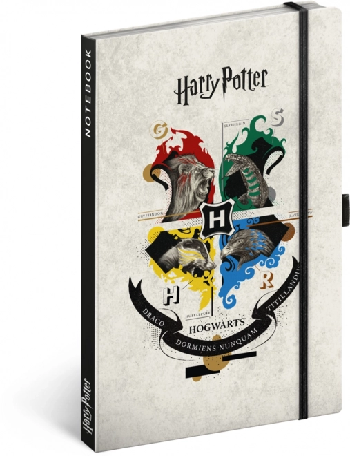 NOTIQUE Notities Harry Potter, gelinieerd, 13 x 21 cm