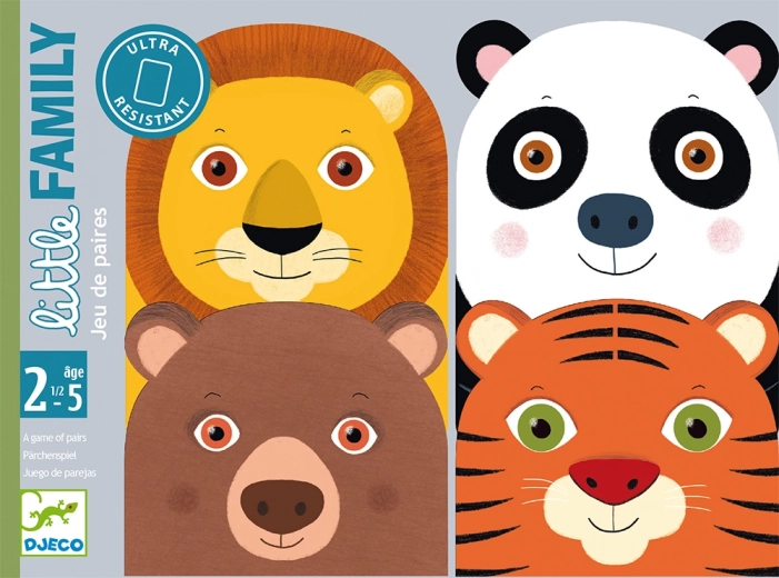 Card Game Little Families for Kids
