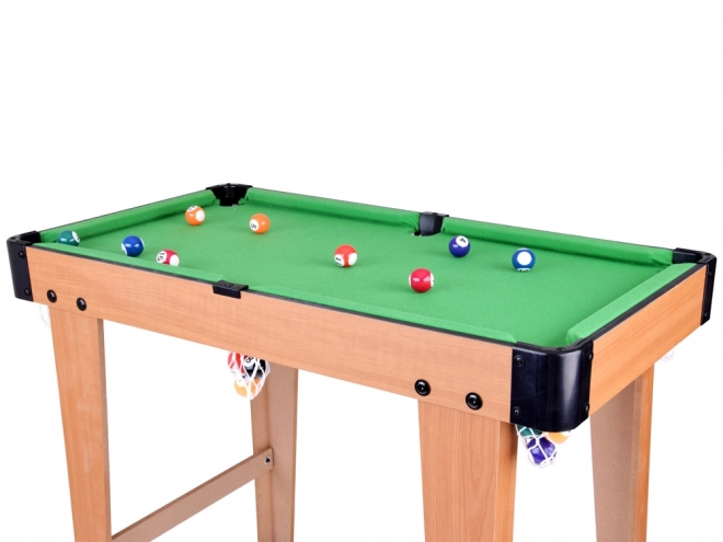 Complete set biljarttafel en accessoires gezelschapsspel voor kinderen GR0687