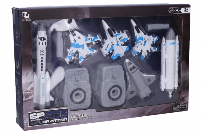 Raket met lanceerplatform 17,5 cm set