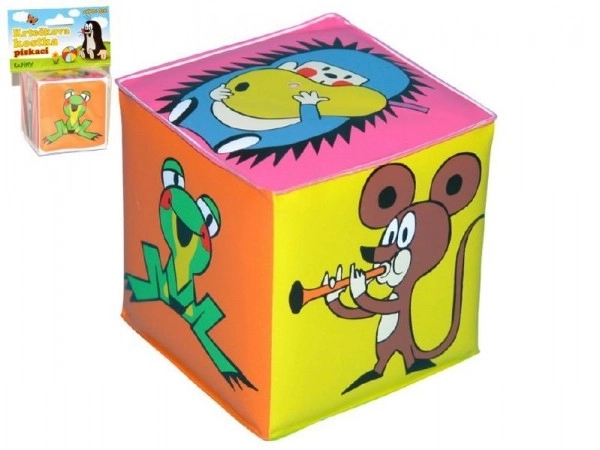 Piepkubus met figuren van Kleine Mol