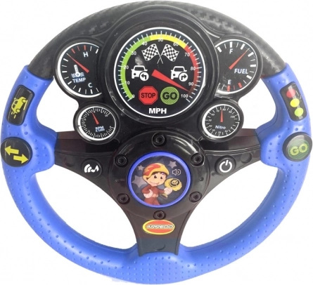 Kids’ steering wheel with sounds and Czech songs 24 cm