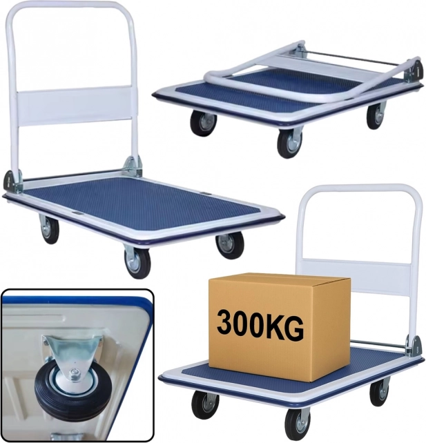 Opvouwbare platformwagen 300 kg