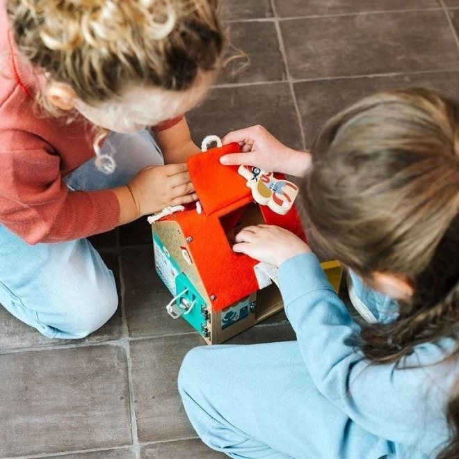 Lilliputiens – houten huisje met sloten