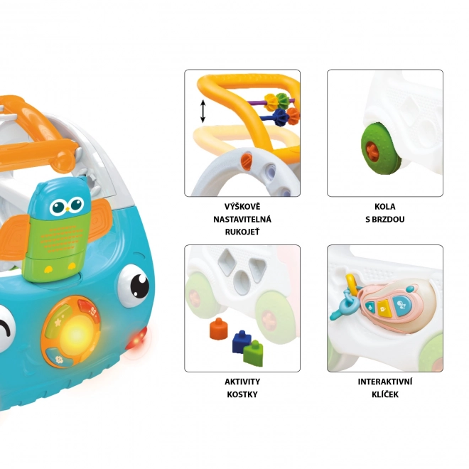 Activiteiten Loopstoel 3in1, Blauw