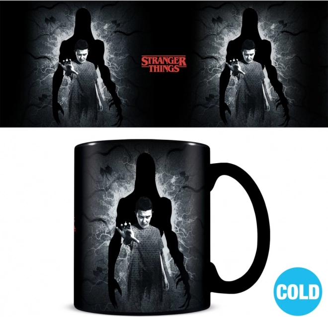 Tasse mit wechselndem Stranger Things Vecna-Motiv