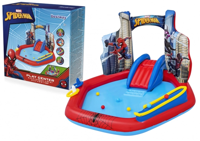 Opblaasbaar waterpark Spider-Man