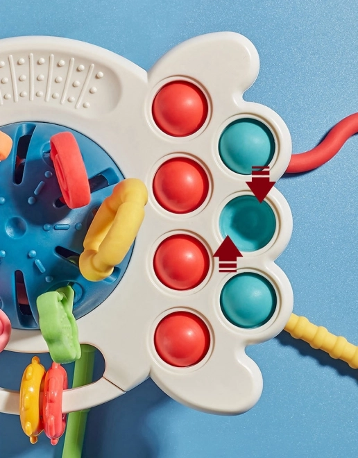 Woopie Multifunctional Montessori Baby Sensory Toy Teether