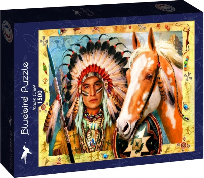 Puzzle Indian Chief 1500 Pieces by Bluebird