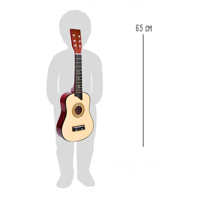 Small Foot Kinder speelgoed houten gitaar natuurlijk