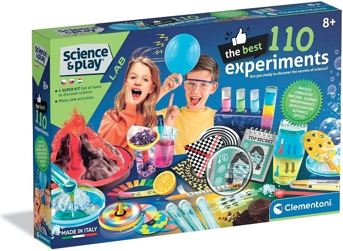 Clementoni Science & Play laboratoire – 100 expériences scientifiques pour enfants