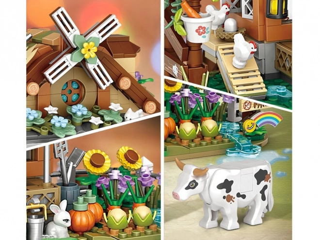 Creatieve Bouwset Boerderij Tuin Boerderij 899 elem ZA5344