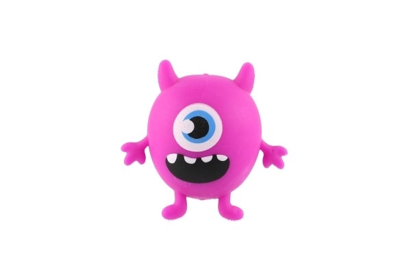 Monster/slijm antistress bal 9x8cm 3 kleuren