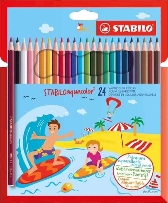 Set of STABILO Aquacolor watercolor pencils