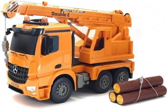 Rc kraan MERCEDES-BENZ AROCS 1:20 met lichten en geluiden, 2,4 GHz