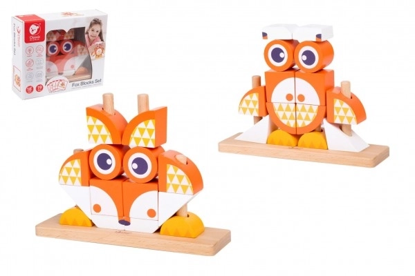 Houten puzzel - Vos