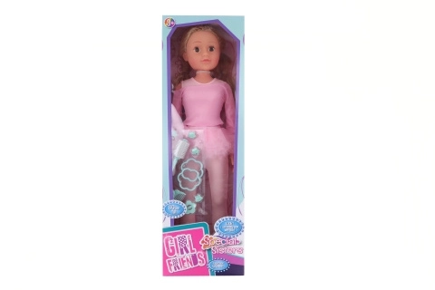 Lopende ballerina pop 80 cm