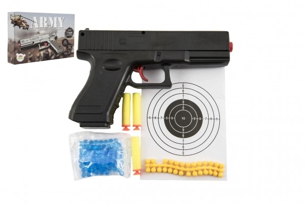 Kogelpistool met accessoires 20 cm