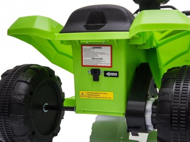 Kinder quad op batterij groen