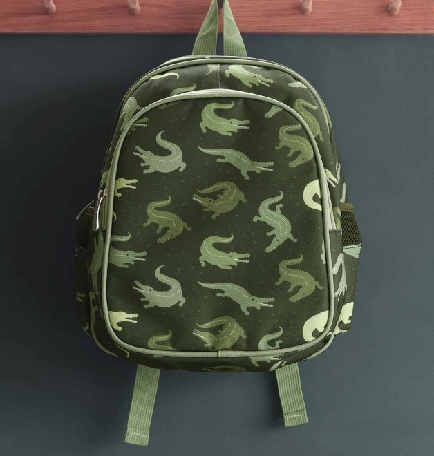 A Little Lovely Company kindergarten backpack – Crocodile