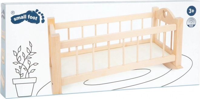 Small Foot Houten Wieg voor Poppen Natuurlijk