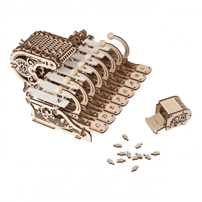 Ugears hölzernes mechanisches Modell Musikinstrument Celesta