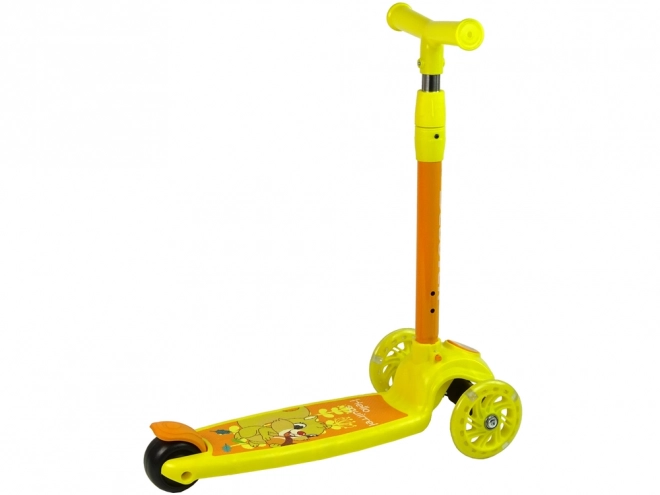 Driewieler Balans Scooter Lichte Wielen Gele Eekhoorn
