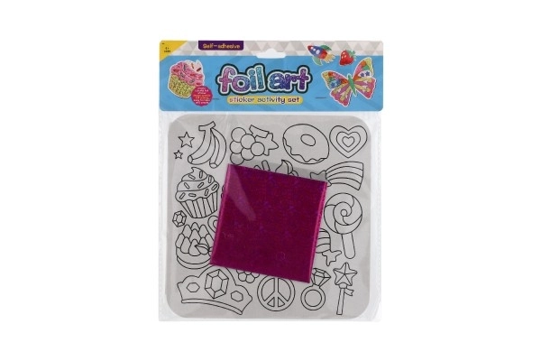 Creatieve set magie met glitterfolie-afbeeldingen in zak 22x27cm