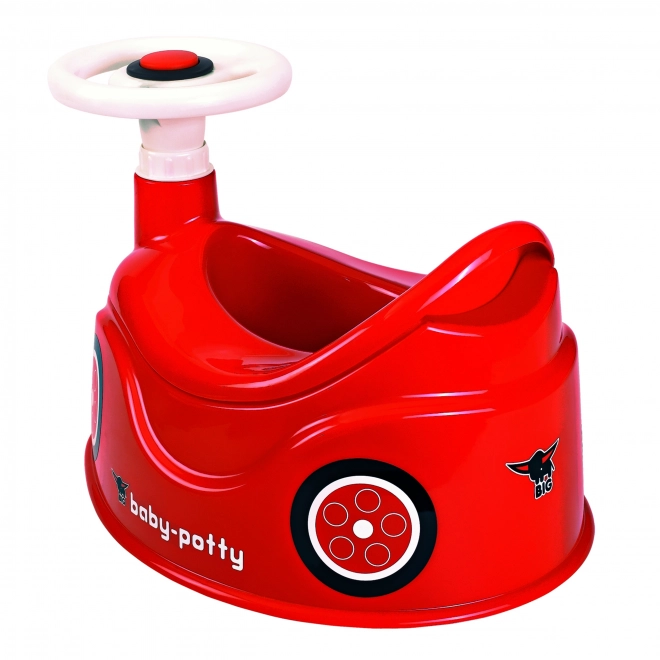 Pot avec volant rouge
