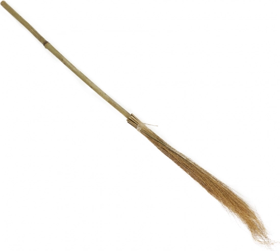 Heksenbezem met bamboe handvat 98 cm