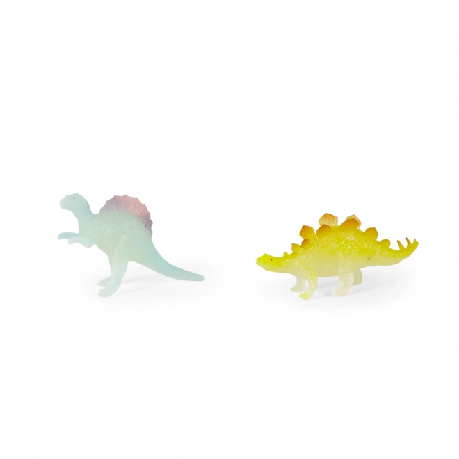 Dinosaurussen lichten op in het donker 9 stuks in zakje