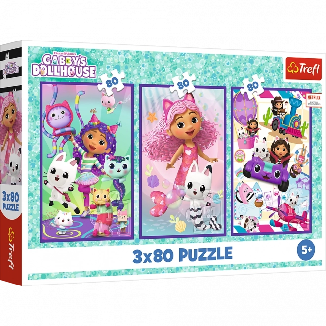 Puzzle 3x80 - Colorful Days Gabby
