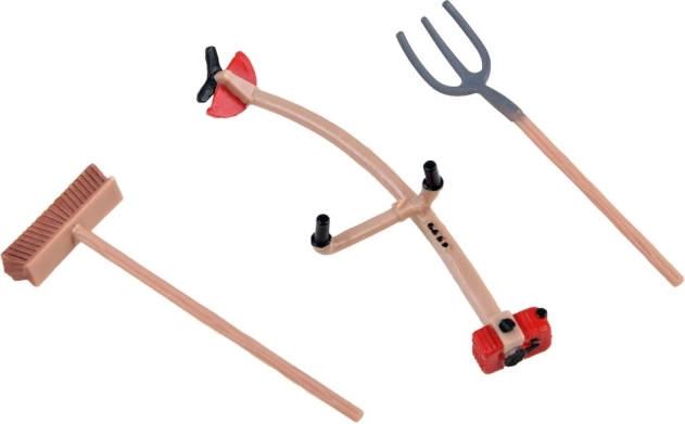 Outils et nourriture pour les soins